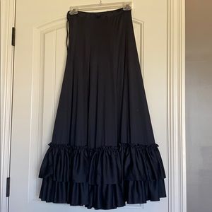 Capezio flamenco skirt double ruffle